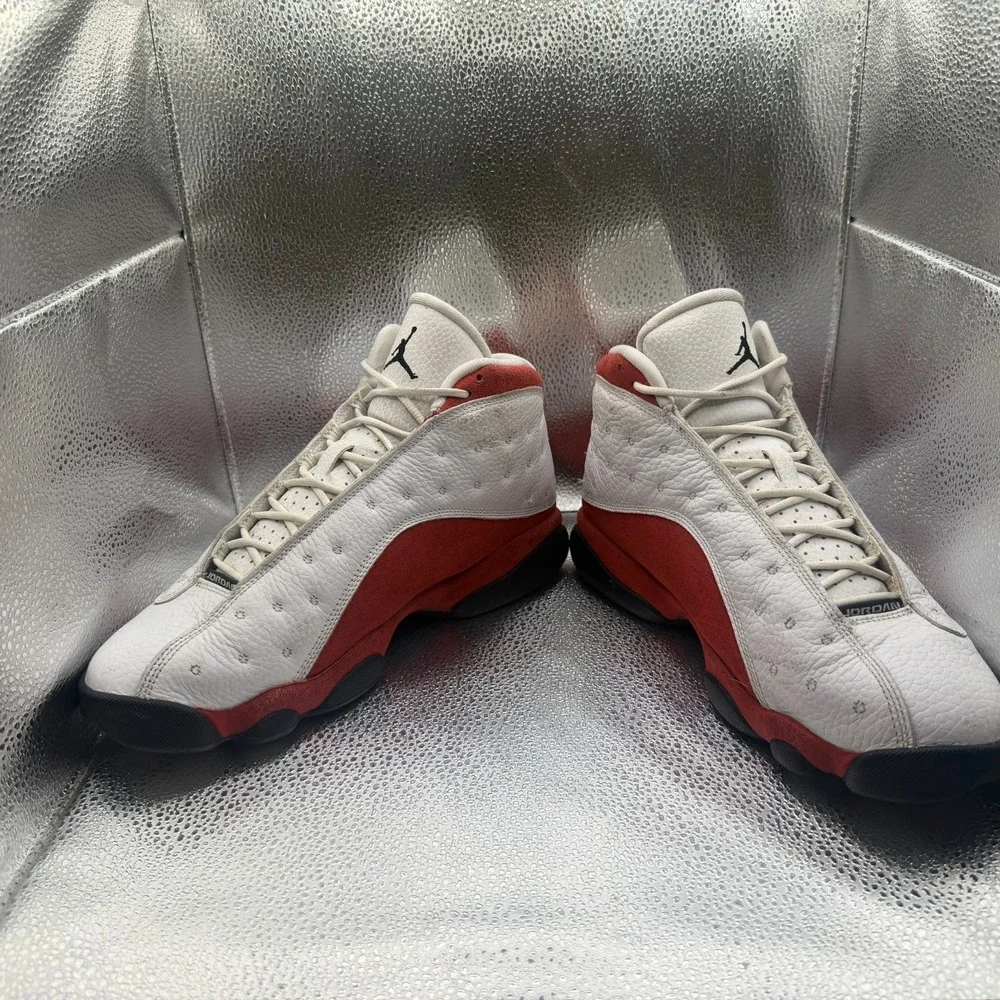 Size 8.5 Jordan 13 Retro Chicago 2016 White/Black-True Red Mens Shoes 414571-122